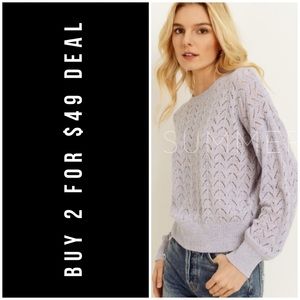 ❄️LAVENDER SWEATER KNIT